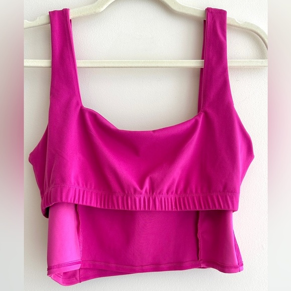 Sincerely Jules Active Sports Bra, Two Tone Magenta, Size Large - Picture 14 of 14